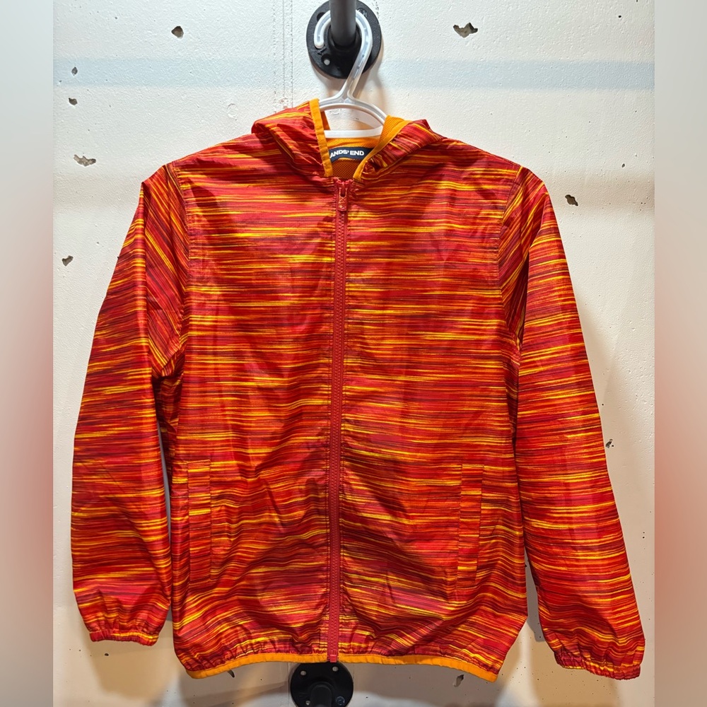 Lands' End Kids Raincoat - Red and Orange